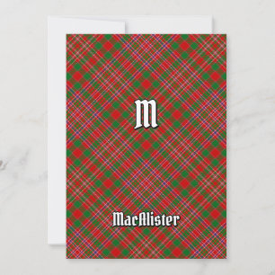 Klan MacAlister Tartan-inbjudan Inbjudningar