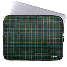 Klan MacAlpine Tartan Mörk grönt Play Monogrammed