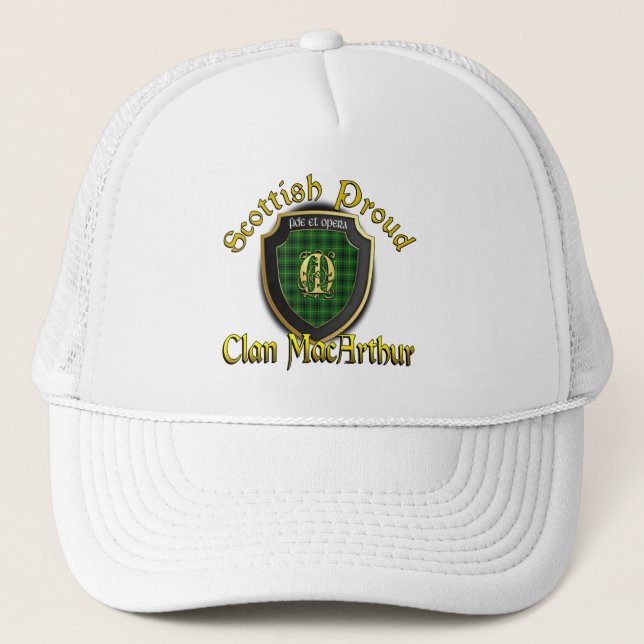 Klan MacArthur Scottish Dynasty Cap Truckerkeps (Framsida)