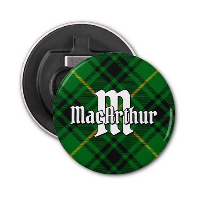 Klan MacArthur Tartan Flasköppnare (Framsidan)