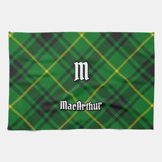 Klan MacArthur Tartan Kökshandduk (Horisontell)
