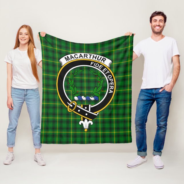 Klan MacArthur Tartan Play Fleecefilt (På plats)