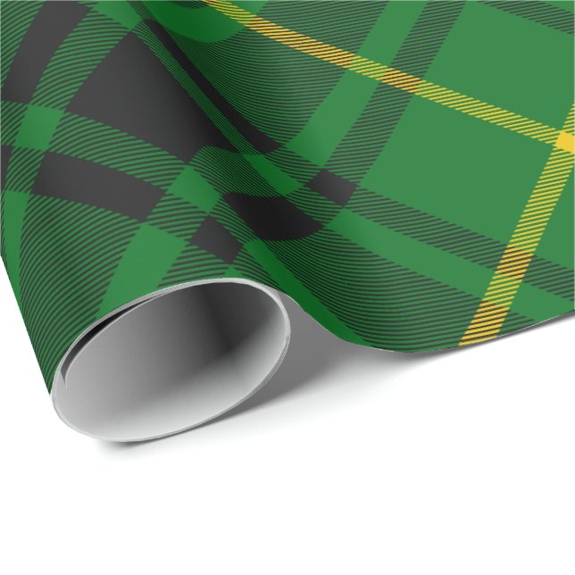 Klan MacArthur Tartan Presentpapper (Rullad Hörn)
