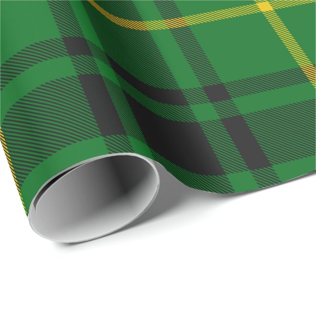 Klan MacArthur Tartan Presentpapper (Rullad Hörn)