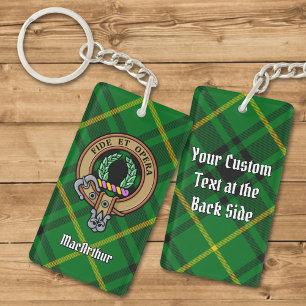 Klan MacArthur Vapensköld över Tartan