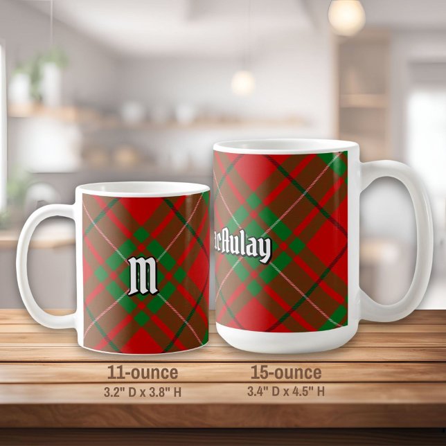 Klan MacAulay Tartan Coffee Mugg (Skapare uppladdad)