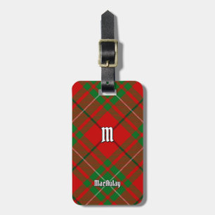 Klan MacAulay Tartan Luggage Tag Bagagebricka