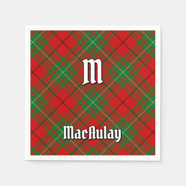 Klan MacAulay Tartan Napkins Pappersservett (Framsidan)