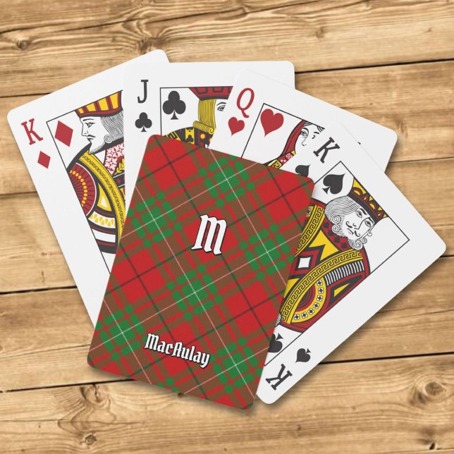 Klan MacAulay Tartan-uppspelningskort Casinokort (Skapare uppladdad)