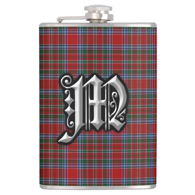 Klan MacBean MacBain Tartan Old Scotland-kolv Fickplunta (Framsidan)