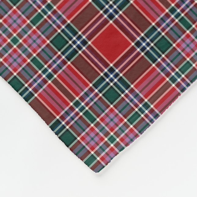 Klan MacBean Tartan Colorful Scottish Play Fleecefilt (Hörn)