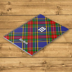 Klan MacBeth Tartan-anteckningsbok Anteckningsbok