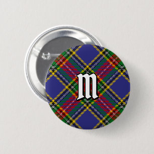 Klan MacBeth Tartan Button Knapp