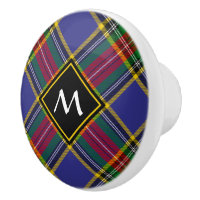 Klan MacBeth Tartan Ceramic Knob