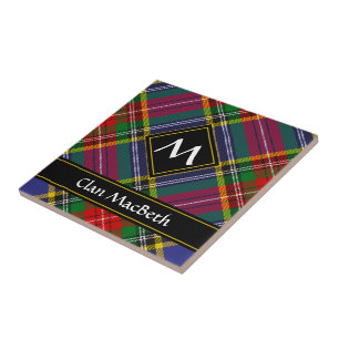 Klan MacBeth Tartan Ceramic Tile Kakelplatta