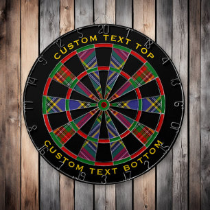 Klan MacBeth Tartan Dart Board Darttavla
