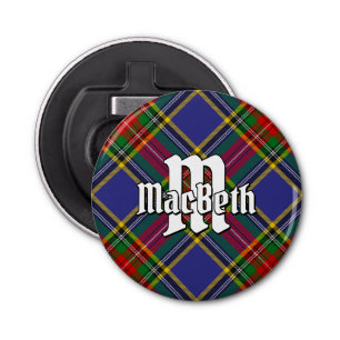 Klan MacBeth Tartan Flaska-öppnare Flasköppnare