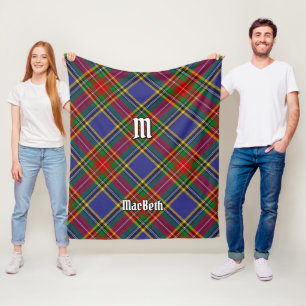 Klan MacBeth Tartan Fleece Blanket