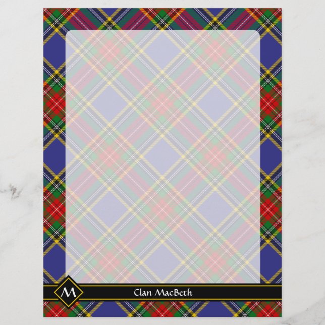 Klan MacBeth Tartan Flyer (Framsidan)