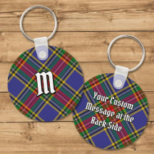 Klan MacBeth Tartan Keychain