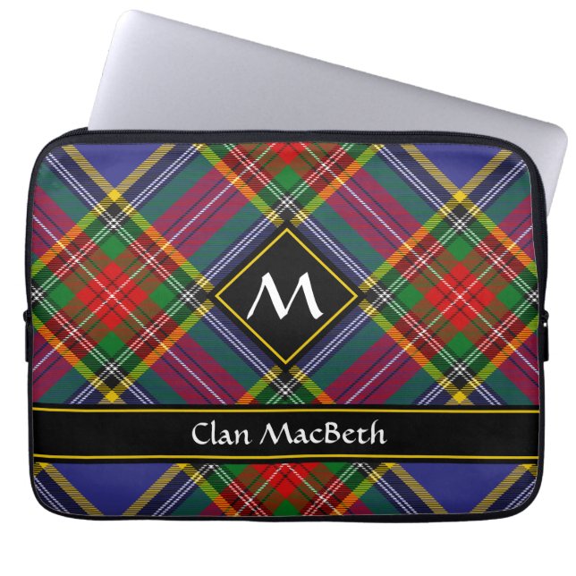 Klan MacBeth Tartan Laptop sleeve (Framsidan)