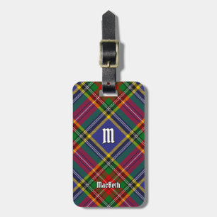 Klan MacBeth Tartan Luggage Tag Bagagebricka