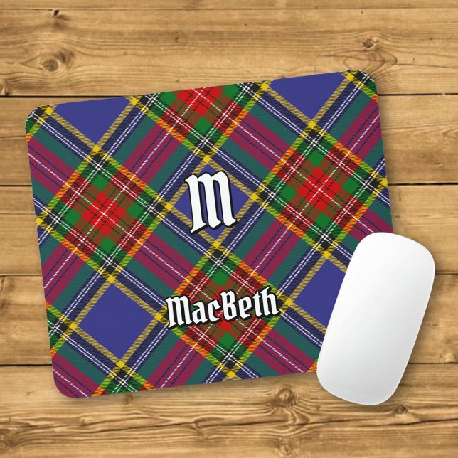 Klan MacBeth Tartan Mouse Pad Musmatta (Skapare uppladdad)
