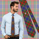 Klan MacBeth Tartan Neck Tie Slips<br><div class="desc">Klan MacBeth traditionell tjärprovruta med modernt färg. Anpassningsbar monogram.</div>