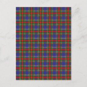 Klan MacBeth Tartan Vykort