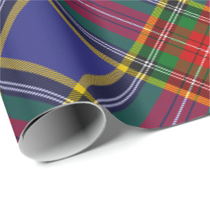 Klan MacBeth Tartan Wrapping Papper Presentpapper