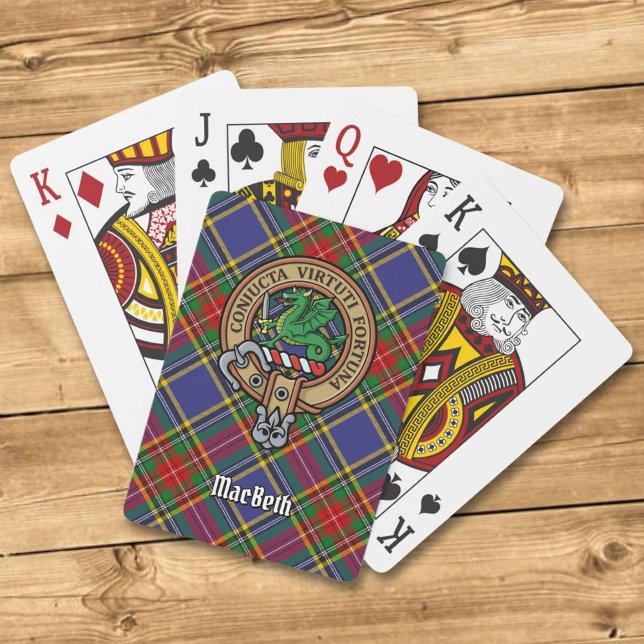 Klan MacBeth-Vapensköldens uppspelningskort Casinokort (Skapare uppladdad)