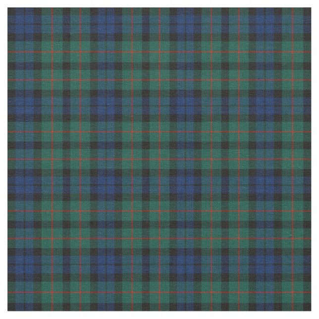 Klan MacCallum Tartan Tyg (Närbild)