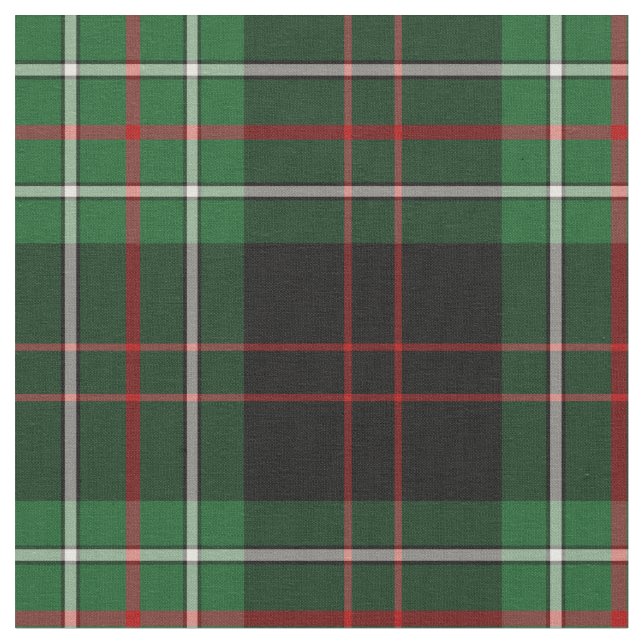 Klan MacDiarmid Tartan Tyg (Närbild)