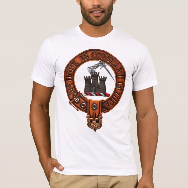 Klan MacDonald av den ClanRanald T Shirt (Framsida)