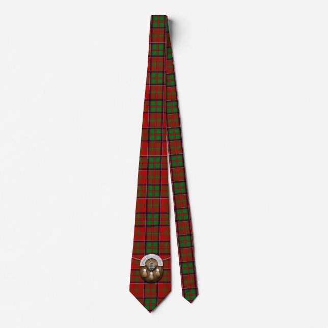 Klan MacDonald av den Glencoe tartanen och Slips (Framsida)