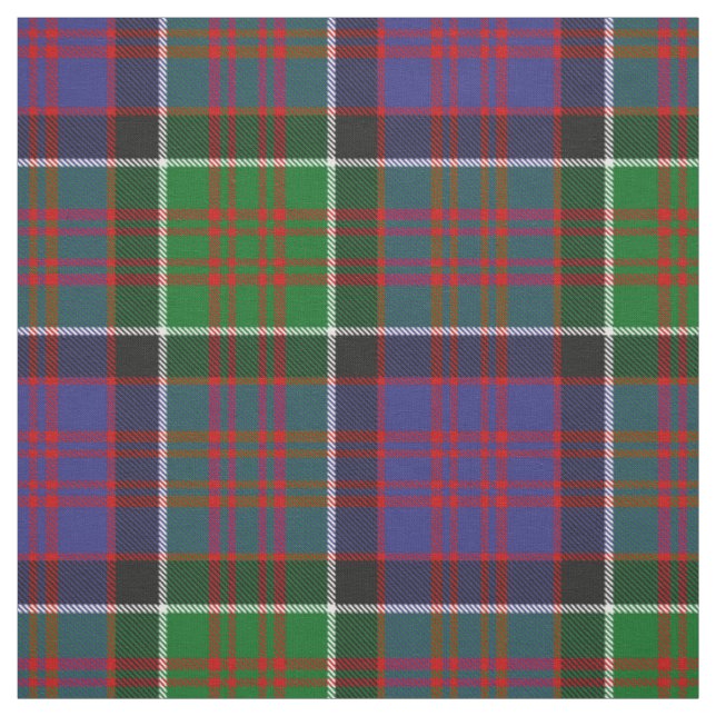 Klan MacDonald of Clanranald Tartan Fabric Tyg (Provkarta)