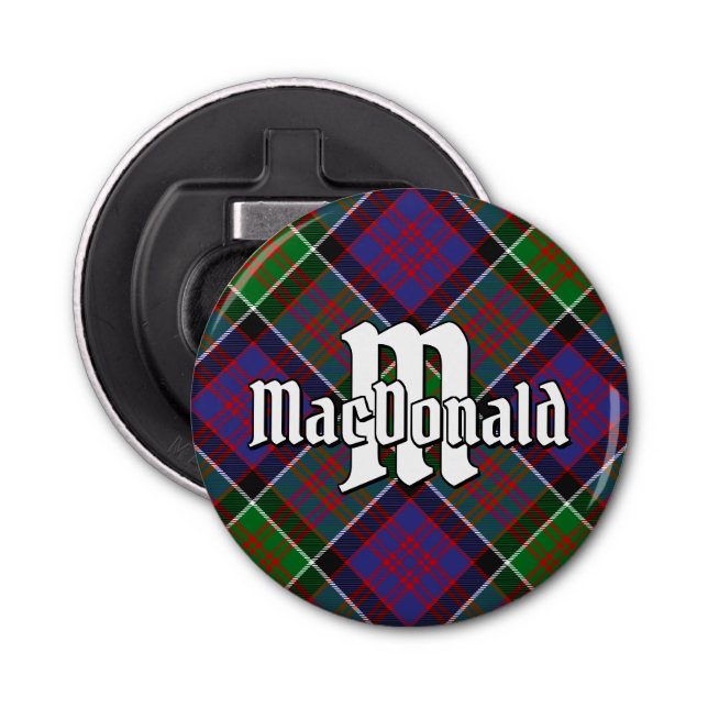 Klan MacDonald of Clanranald Tartan Flasköppnare (Framsidan)