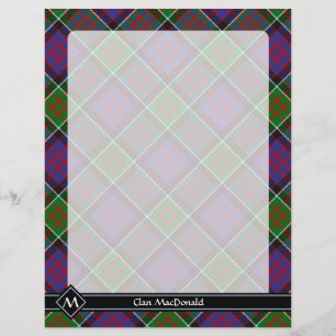 Klan MacDonald of Clanranald Tartan Flyer
