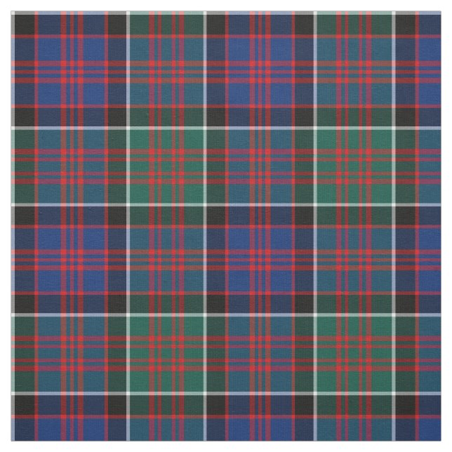 Klan MacDonald of Clanranald Tartan Tyg (Provkarta)
