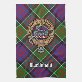 Klan MacDonald of Clanranald Vapensköld Kitchen To Kökshandduk