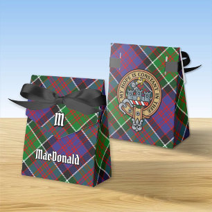 Klan MacDonald of Clanranald Vapensköld över Tarta Presentaskar