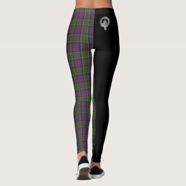 Klan MacDonald of Clanranald Vapensköld & Tartan Leggings (Baksida)