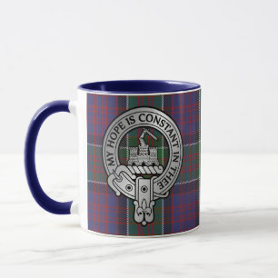 Klan MacDonald of Clanranald Vapensköld & Tartan Mugg