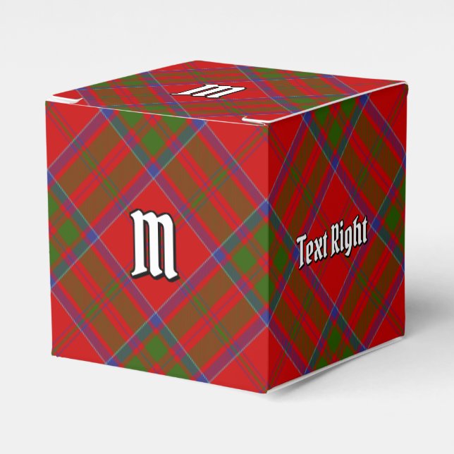 Klan MacDonald of Keppoch Tartan Favor Box Presentaskar (Framsidan Sidan)