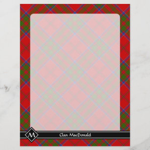 Klan MacDonald of Keppoch Tartan Flyer