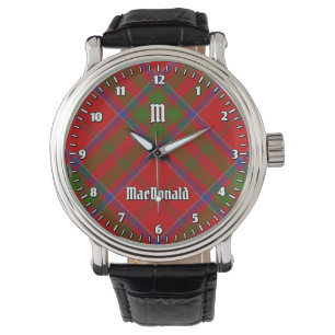 Klan MacDonald of Keppoch Tartan Watch Watch Armbandsur