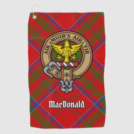 Klan MacDonald of Keppoch Vapensköld Golf Towel