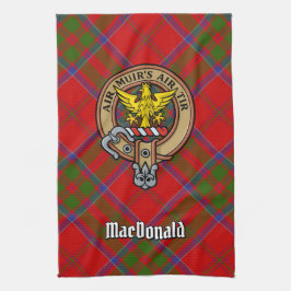 Klan MacDonald of Keppoch Vapensköld Kitchen Towel Kökshandduk