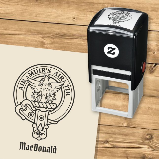 Klan MacDonald of Keppoch Vapensköld Self-inking F Självfärgande Stämpel (Skapare uppladdad)