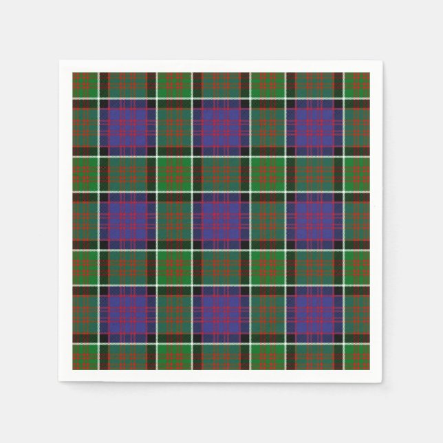 Klan MacDonald of Ranald Tartan Pappersservett (Framsidan)